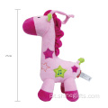 Brinquedos fofos de girafa de pelúcia para bebê